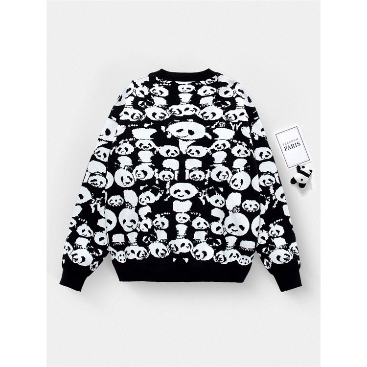 Áo Khoác Dệt Kim 100% cotton In Họa Tiết Hoạt Hình Cho Mẹ Và Bé