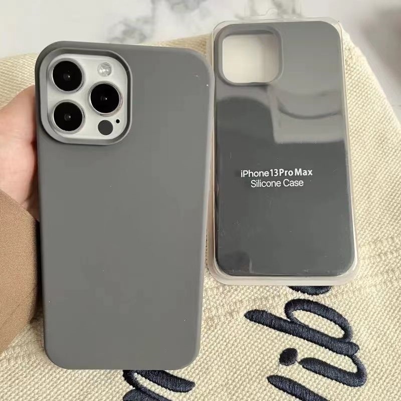 Ôp Điện Thoại Silicon Dẻo Màu Xanh Da Trời Có logo 15 series Cho iphone 15 14 13 12 11 pro max 15plus x xs xr Vỏ