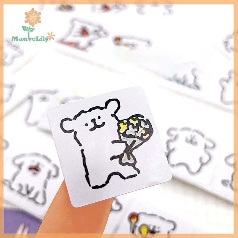 Bộ 500 Nhãn Dán Hoạt Hình Dùng Trang Trí Quà Tặng Cho Bé