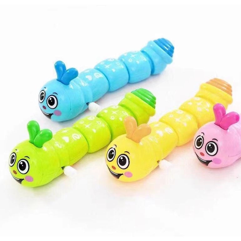 Đồ chơi con sâu vặn cót lắc đuôi bằng nhựa an toàn cho bé