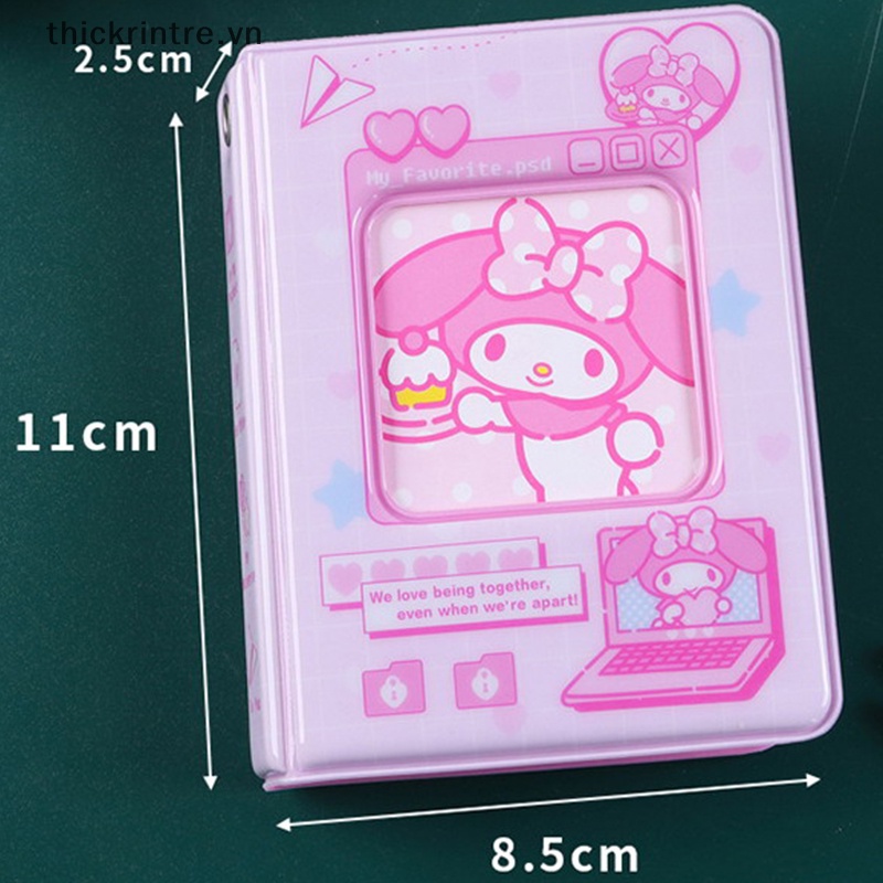 Sanrio Cuốn album Ảnh 3 inch 40 Ngăn Họa Tiết Hoạt Hình Xinh Xắn