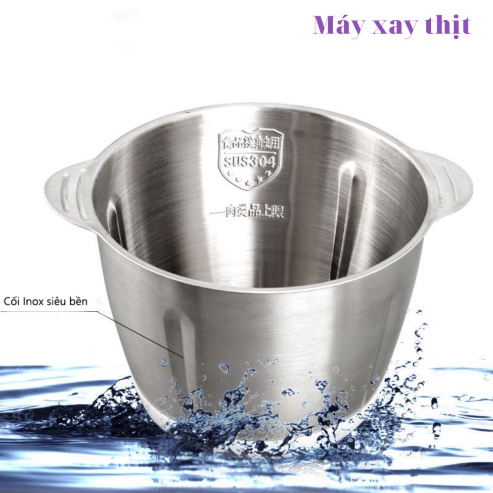 Máy xay thịt mini - xay tỏi ớt xay thịt, máy xay thịt đa năng xay sinh tố ngũ cốc dung tích 2L HOT KH