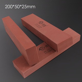 1 Chiếc 200 * 50 * 25 Mm Đỏ Corundum Whetstone Dao Mài Đá Dầu Mài Ironwork Alumina Đánh Bóng Mài Đá Grits 80 ~ 1000