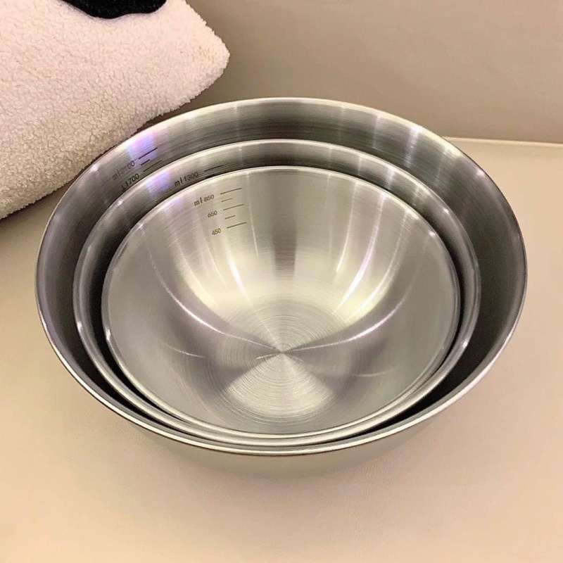 SET 3 THAU TRỘN INOX