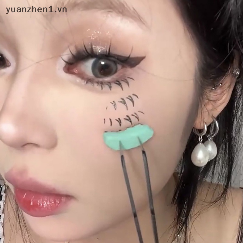Cặp Con Dấu Silicon In Hình Lông Mi Giả Trái Và Phải Thương Hiệu Zheng vn