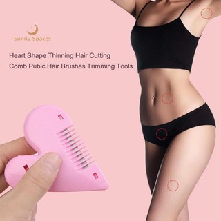 Lược cắt tóc mini hình trái tim kèm lưỡi dao