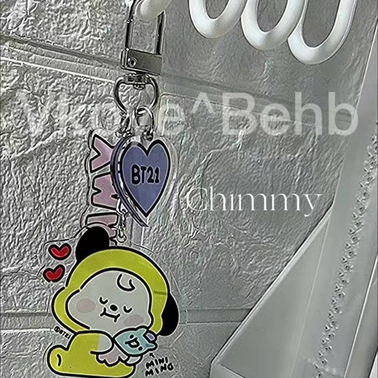 Nicom Móc Khóa Hình bt21 bts hd Bằng acrylic Trong Suốt Xinh Xắn