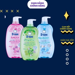  Sữa tắm gội toàn thân cho bé Dnee 380ml - Từ 0 đến 3 tuổi . .. 
