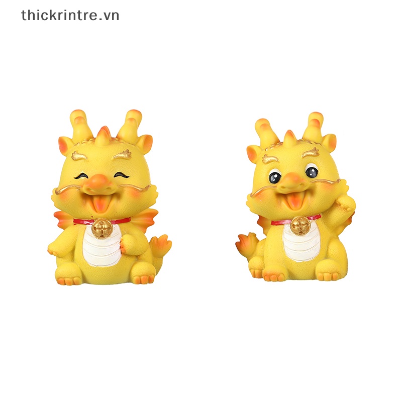 Tượng Rồng Trung Hoa Bằng Nhựa resin Trang Trí Bàn Điều Khiển Xe Hơi 2024