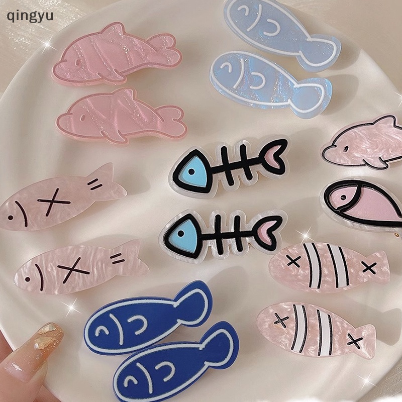Mới Kẹp Tóc Hình Cá Hoạt Hình Dễ Thương Cho Nữ