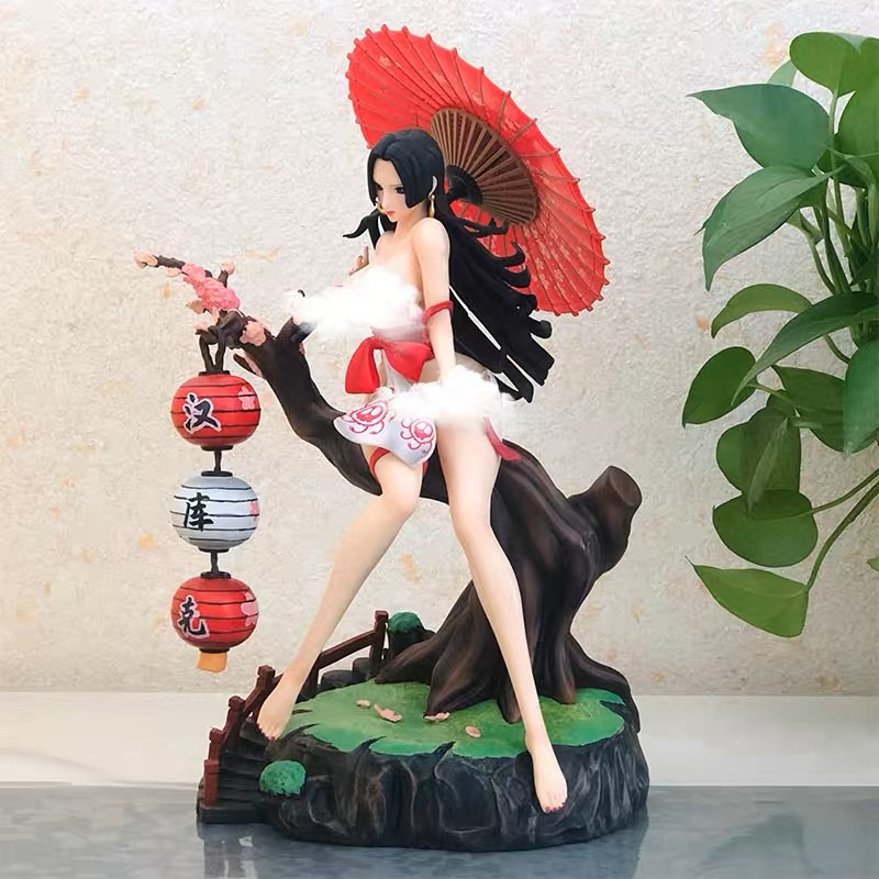 MÔ HÌNH FIGURE Boa Hancock mặc yếm sexy hở bạo  One Piece  - Trùm Figure Giá Rẻ tặng kèm ô tô