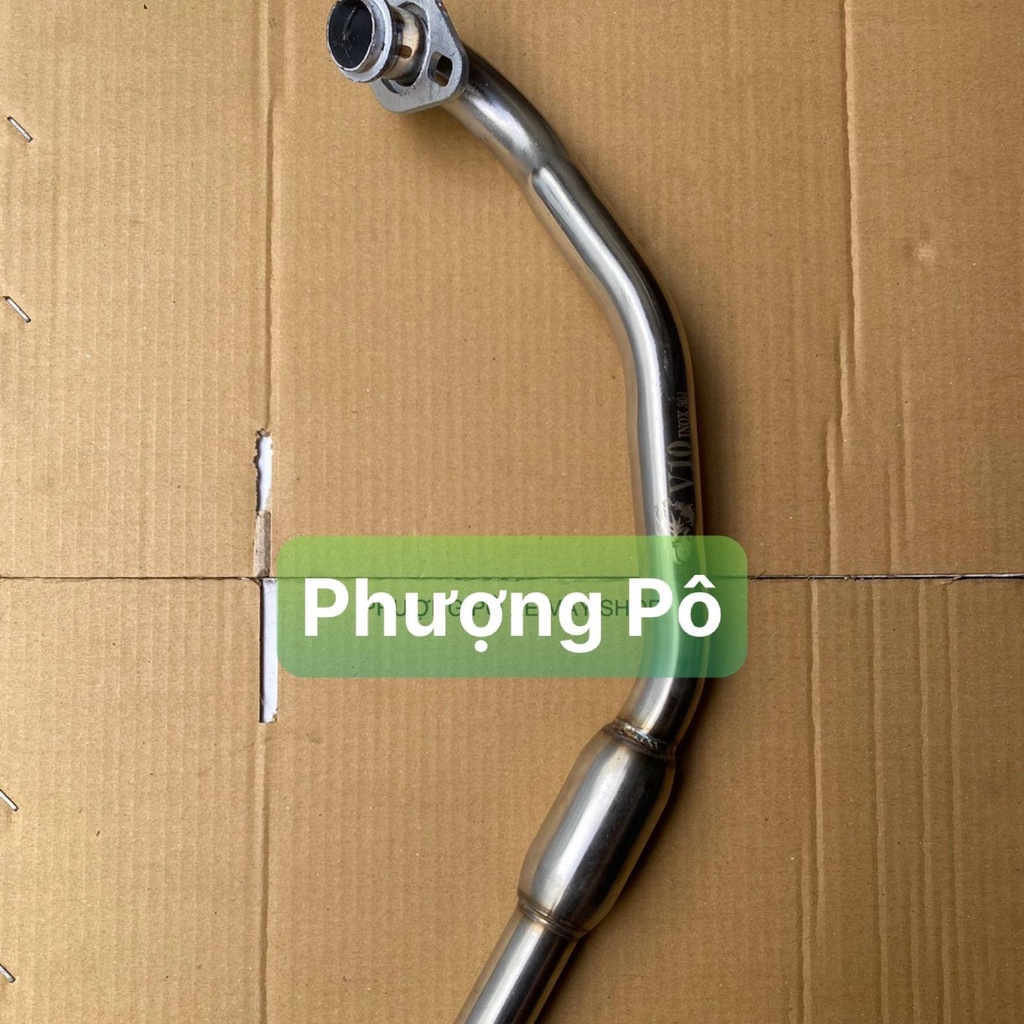Cổ pô inox 304 gắn lon 4road & DranTurismo cho Vario/SHVN/AB 125-150 /Click THÁI /VISION /SH MODE/AB-VARIO 160 vv