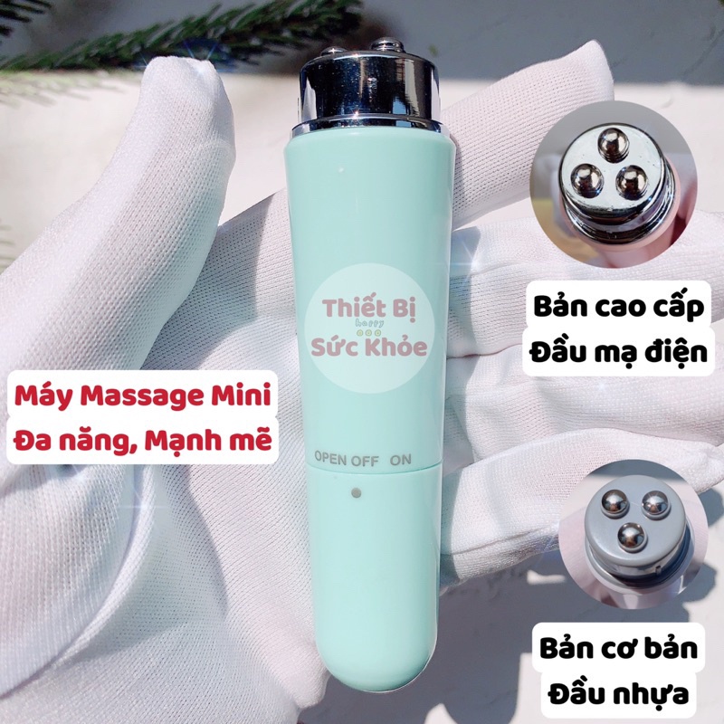 Máy Massage Mắt Chống Thâm Quầng, Bọng Mắt Cây Lăn Mặt Nâng Cơ Hiệu Quả Loại Xịn Giá Rẻ