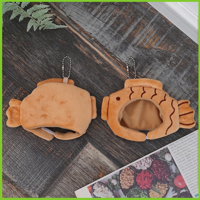 Búp Bê Nhồi Bông Tai Taiiyaki Dễ Thương Dùng Làm Quà Tặng
