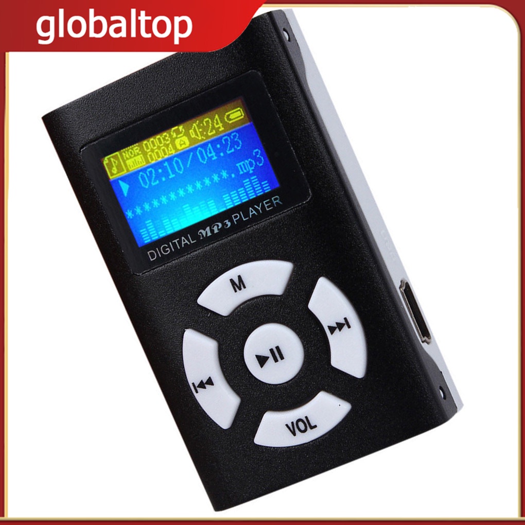 Máy Nghe Nhạc mp3 mini Màn Hình lcd Hỗ Trợ Thẻ Nhớ sd / tf 32gb
