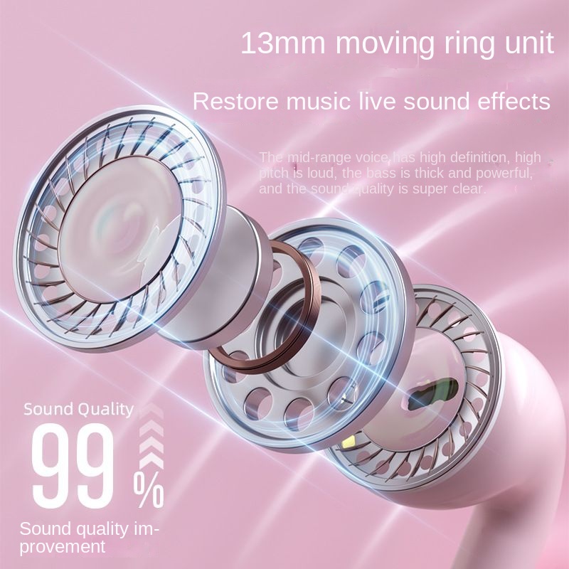 Tai Nghe Nhét Tai bluetooth j13 Chế Độ Kép Âm Thanh Thấp type c Kèm mic