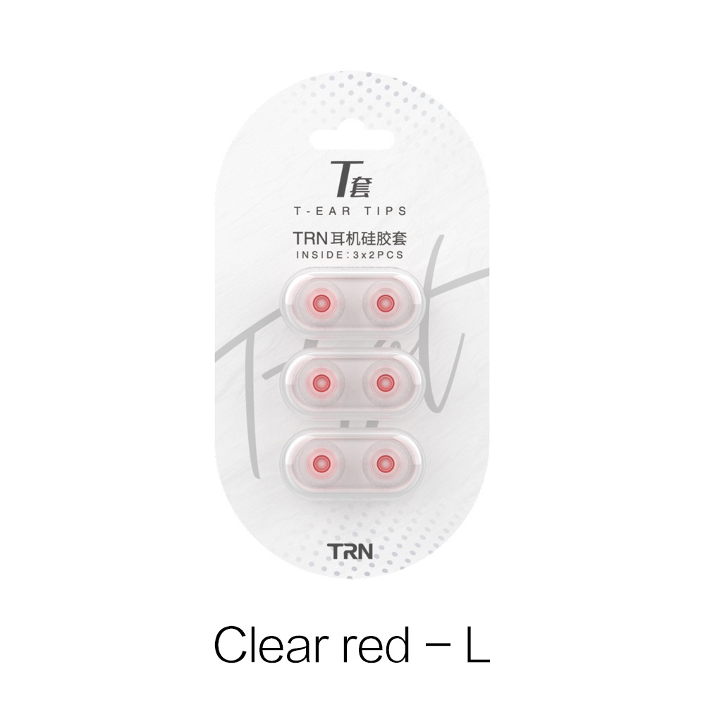 TRN T Ear-Tips Silicone Eartips Double Support Structure Earphone 3 Pairs Headphone Headset Earbuds TRN MT3 ST5 BAX EMX