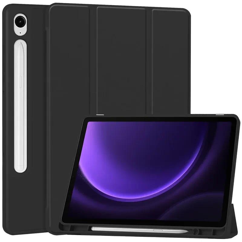 Bao Da Máy Tính Bảng Nắp Gập Mềm Có Ngăn Đựng Bút Cho samsung tab s9 fe galaxy tab s9 fe 10.9 inch 2023 Ốp