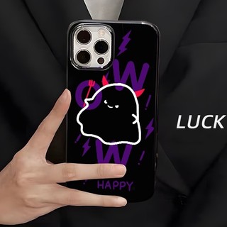 Dễ Thương Ốp Điện Thoại Silicon tpu Chống Sốc Họa Tiết Ma Quỷ Cho iphone 15 14 13 12 11 pro xs max x xr 7 8 plus