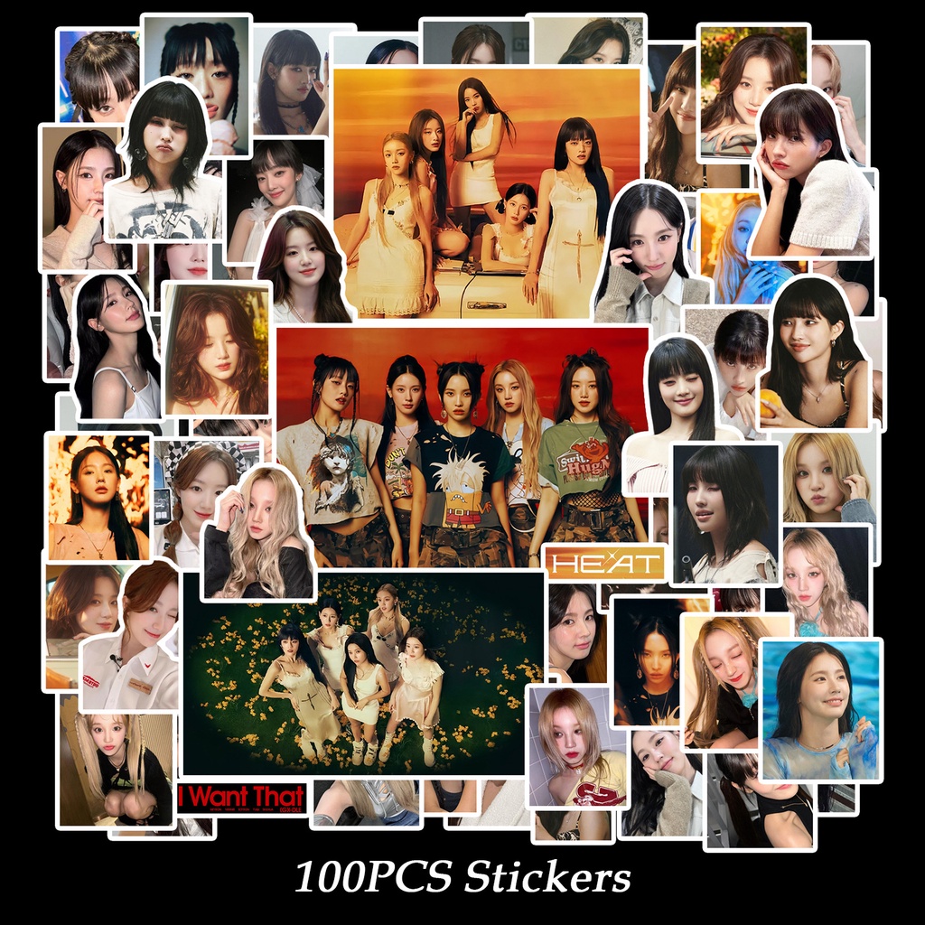 GIDLE Album HEAT Sticker G-IDLE MINNIE Phone Luggage Laptop Decor Stickers