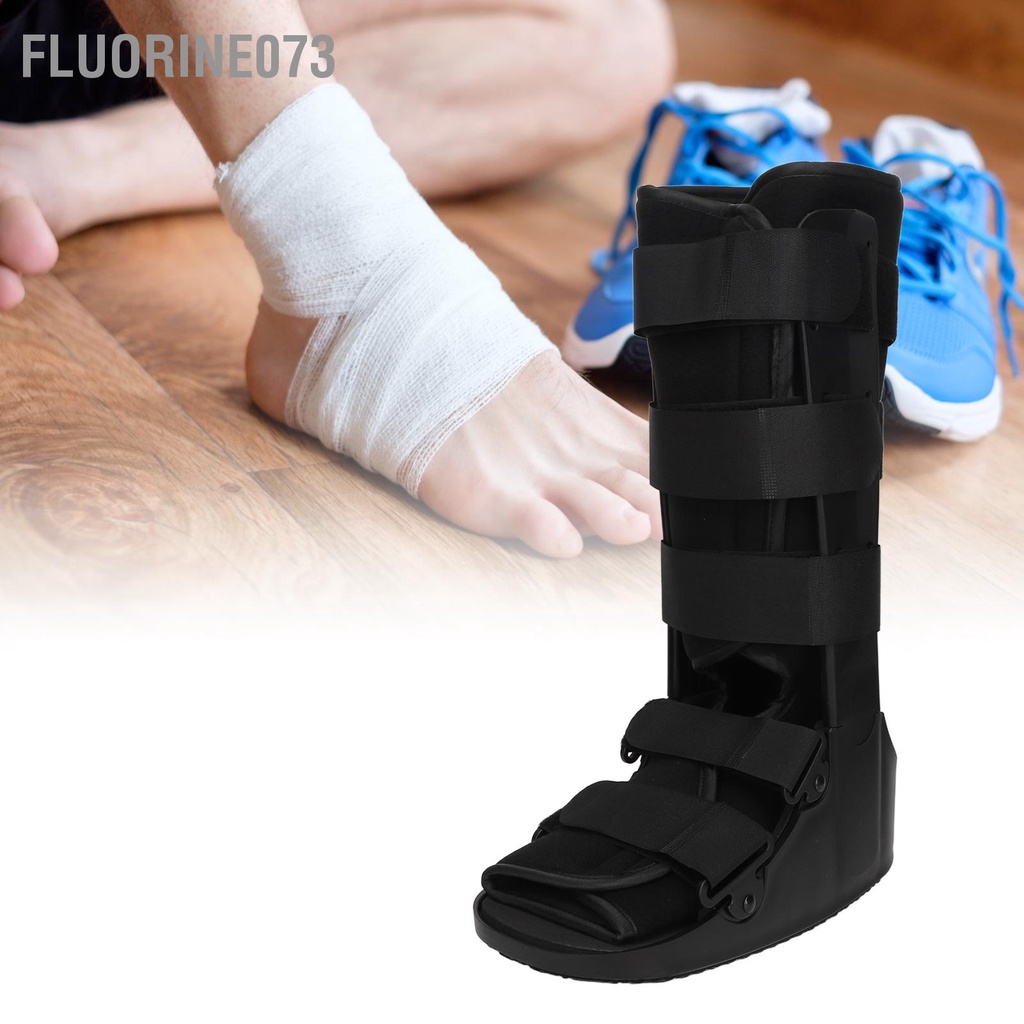 Fluorine073 Giày đi bộ cao dành cho người bị gãy chân Bong gân mắt cá Chỉnh hình xương y tế Vật tư đúc