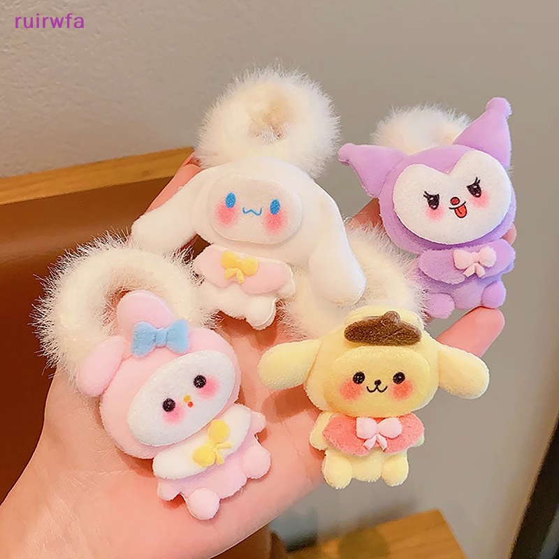 Dây Buộc Tóc Cao Su Hình hello Kitty Dễ Thương Cho Nữ