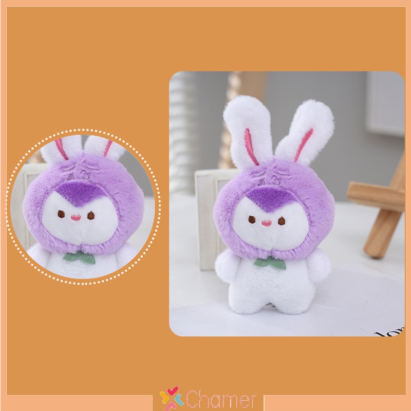 Móc Khóa Thỏ Bông Mềm Mại Dễ Thương Phụ Kiện Chìa Khóa Xe Hơi Quà Tặng Cho Bạn Gái