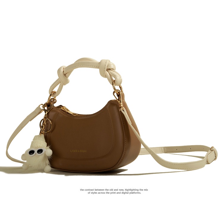 🌸Hàng Order🌸 Túi Xách Muzi&kai Chính Hãng Da Trơn Quai Xách Quai Da Đeo Móc Gấu Sang Chảnh Nữ Tính 🌸 Quảng C