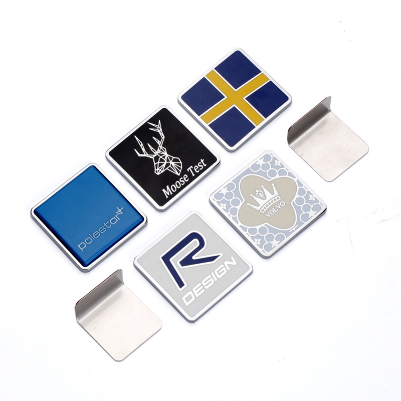 Logo Kim Loại 4.8x4.6cm Gắn Mui Xe Hơi volvo r Thiết Kế Cá Tính