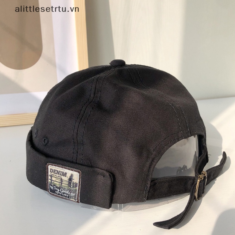 Alittlesetrtu Nón bucket Không Vành Phong Cách Thủy Thủ Cổ Điển Cho Nam Và Nữ vn