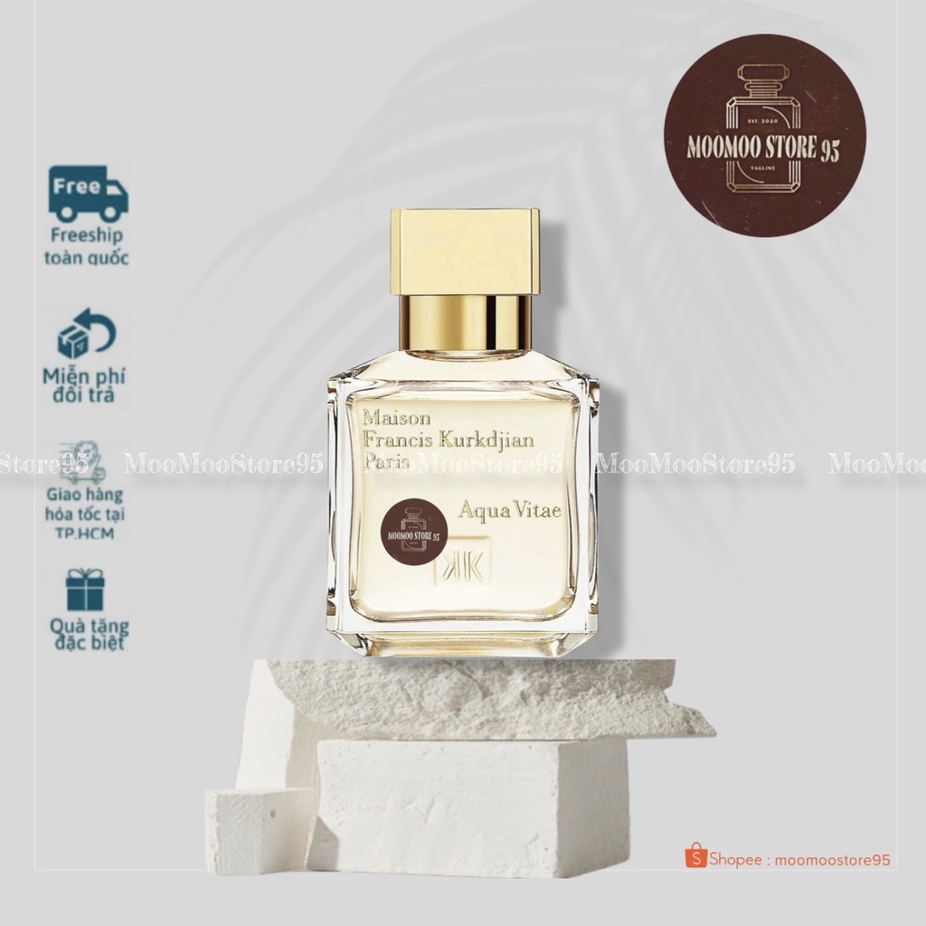 -𝐌𝐨𝐨𝐌𝐨𝐨- Nước Hoa Unisex M.F.K Aqua Vitae | ( 5ml -10ml )