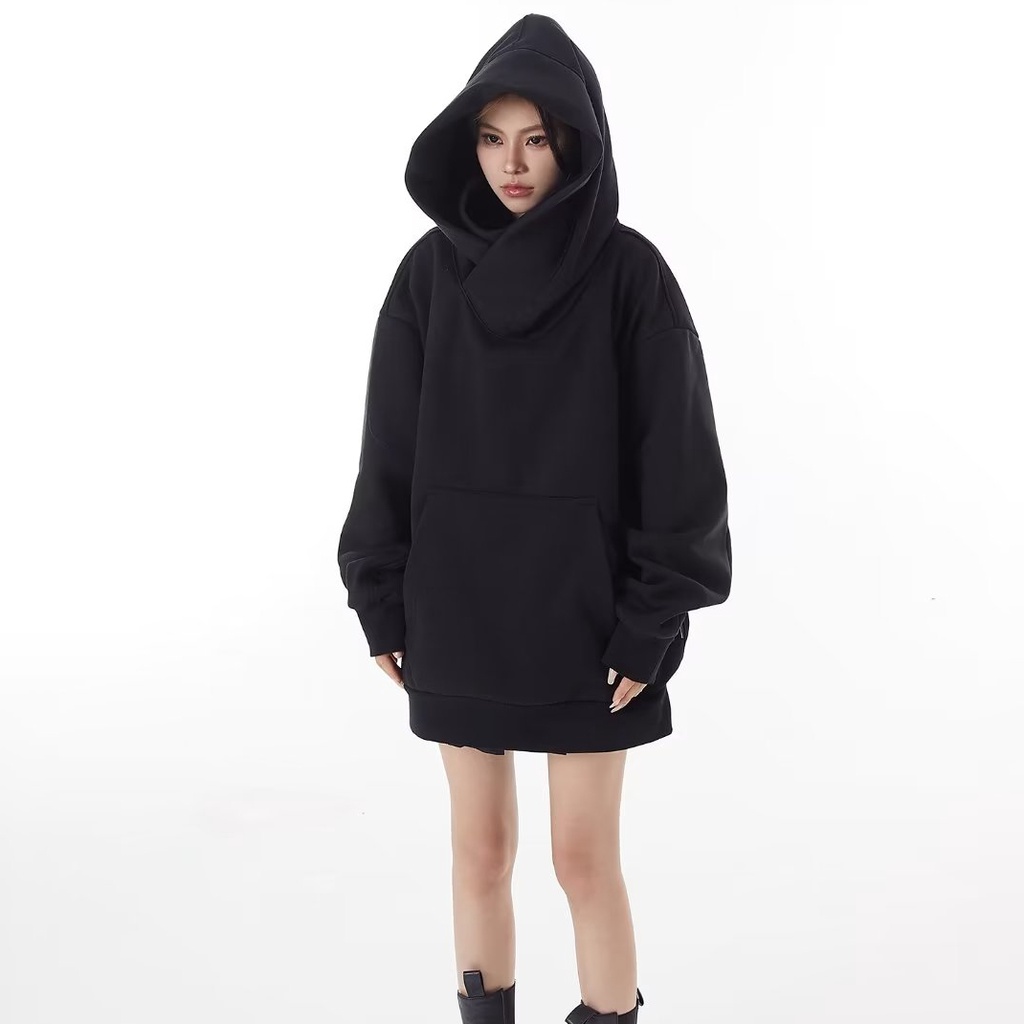 Áo Hoodie Hai Lớp Form Rộng Phong Cách Đường Phố Mỹ Cá Tính Dành Cho Nam Nữ Áo Hoodie Nam Áo Khoác Đôi Nam Nữ