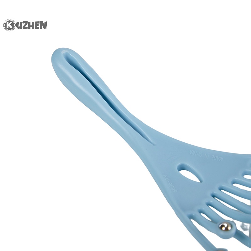 Kuzhen Lược Lăn Mát Xa Da Đầu 9 Ngón Tay Bằng Thép Cầm Tay Giúp Thư Giãn Chăm Sóc Tóc Giải Tỏa Căng Thẳng