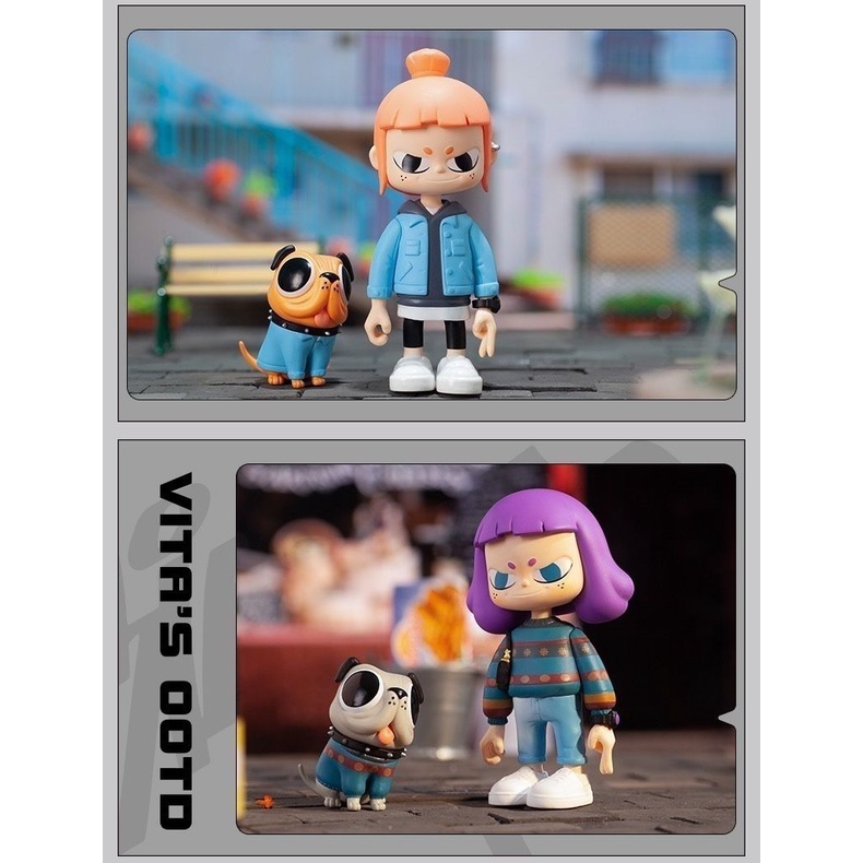 Mô Hình Nhân Vật popmart vita Mặc Hằng Ngày Trang Trí Văn Phòng