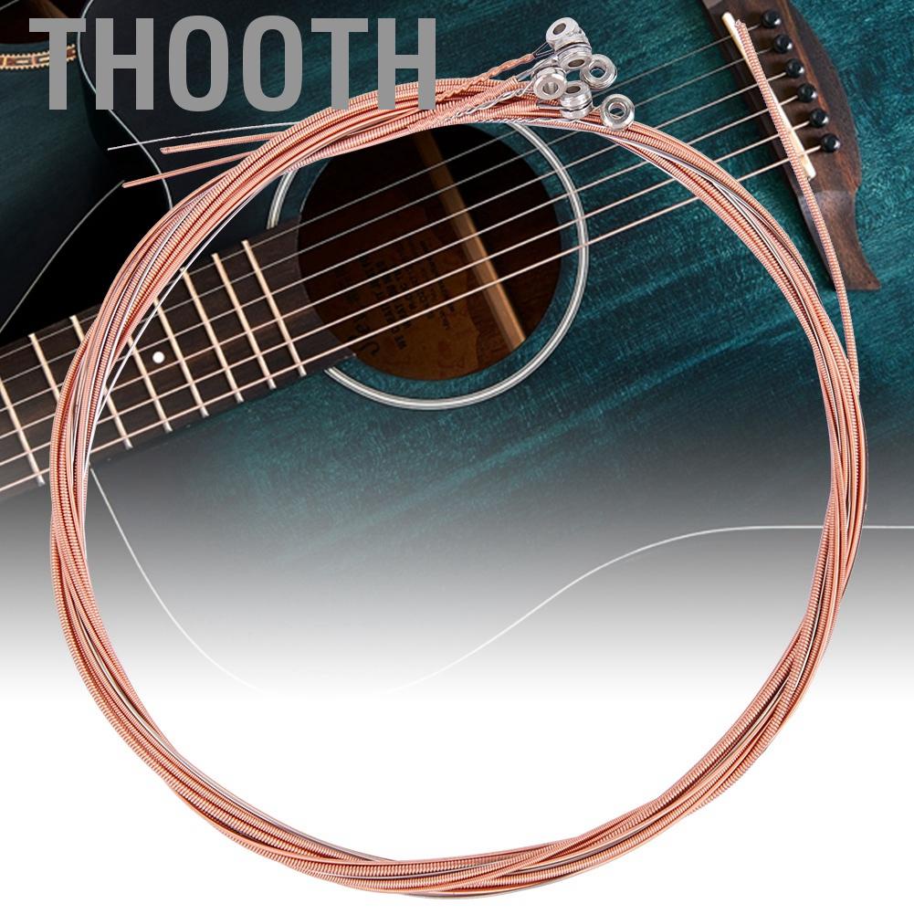 Thooth Folk Acoustic 6-string Steel Strings Copper Brass Musical Instrument