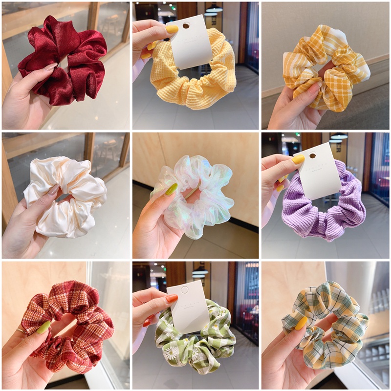 Dây Cột Tóc Phong Cách Hàn Quốc Đơn Giản Cho Nữ