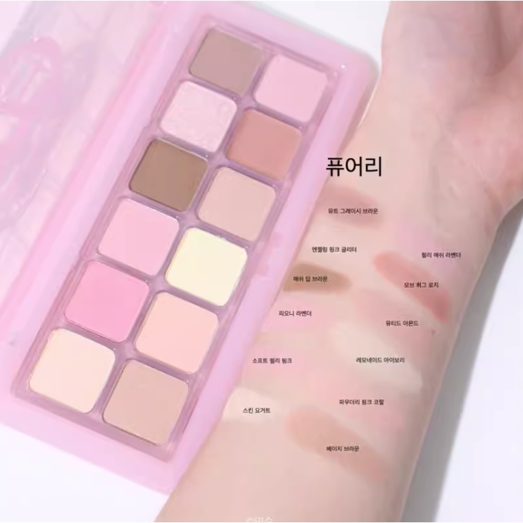 Bảng Phấn Mắt 3ce 12 Màu Phiên Bản Giới Hạn Phong Cách Hàn Quốc