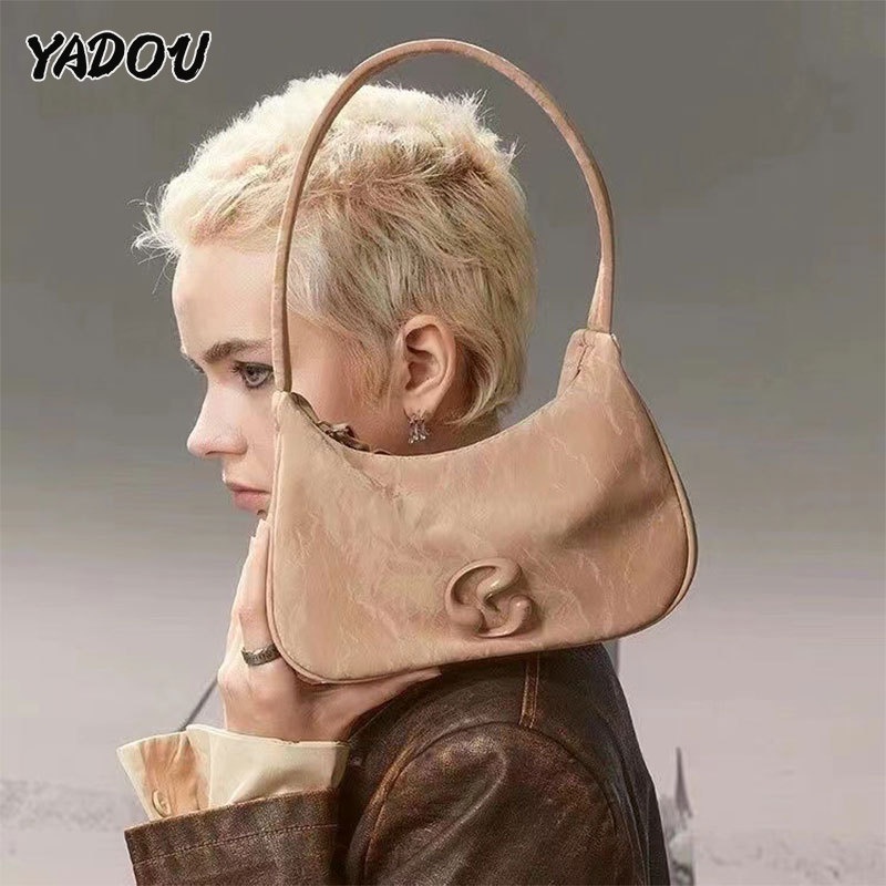 Yadou Túi đeo dưới cánh tay / Cánh Tay Thiết Kế Nhỏ Gọn Phong Cách retro Cao Cấp Cho Nữ