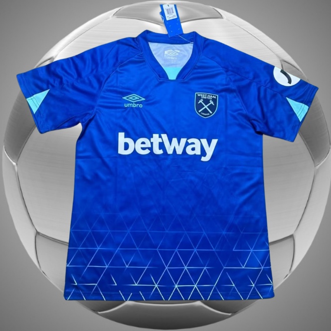 Sân Khách Tây Ban Nha Chất Lượng Cao Số 23 / 24 Của west ham united Và Số 3rd Có Thể Thêm Số Lượng s-2xl