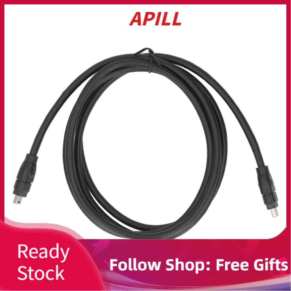Apill Firewire DV Cable 4 Pin Male to IEEE1394 Cord for Camcorder Digital  Printer  5.9ft