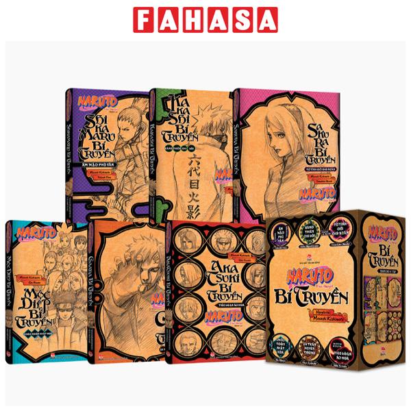 Sách Box Set Tiểu Thuyết Naruto Bí Truyền   - Bản Quyền