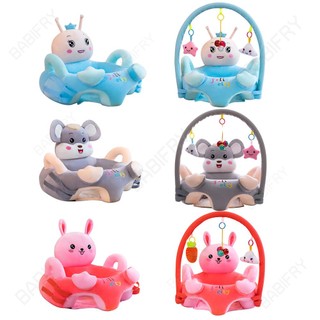 Baby Learning Seat Cover Cartoon Sofa Cover Infant and Toddler Plush Toy Gift