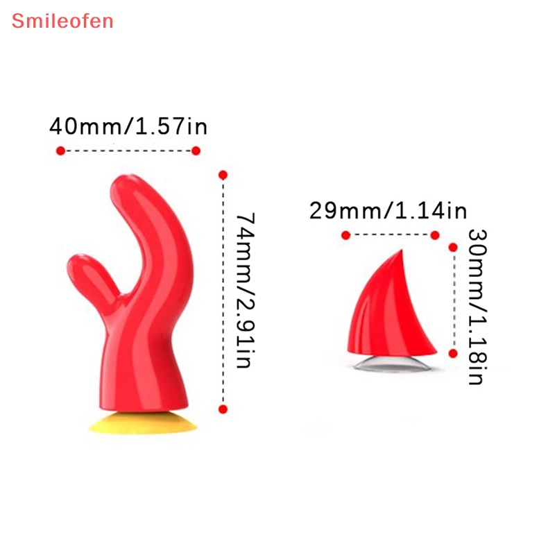 Miếng Dán Trang Trí Mũ Bảo Hiểm  Sừng Quỷ Dài Nhiều Màu Sắc Phong Cách Mới