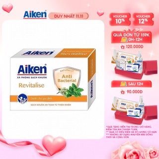Aiken Xà Phòng Sạch Khuẩn Chiết Xuất Bạc Hà 90G