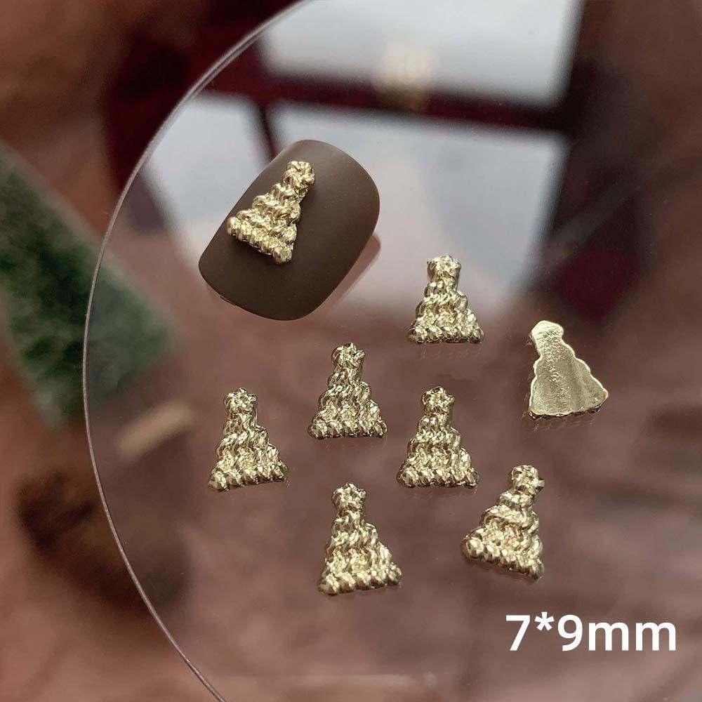 Mxfashionestore set 10 Phụ Kiện Đá Trang Trí Móng Tay Chủ Đề Giáng Sinh