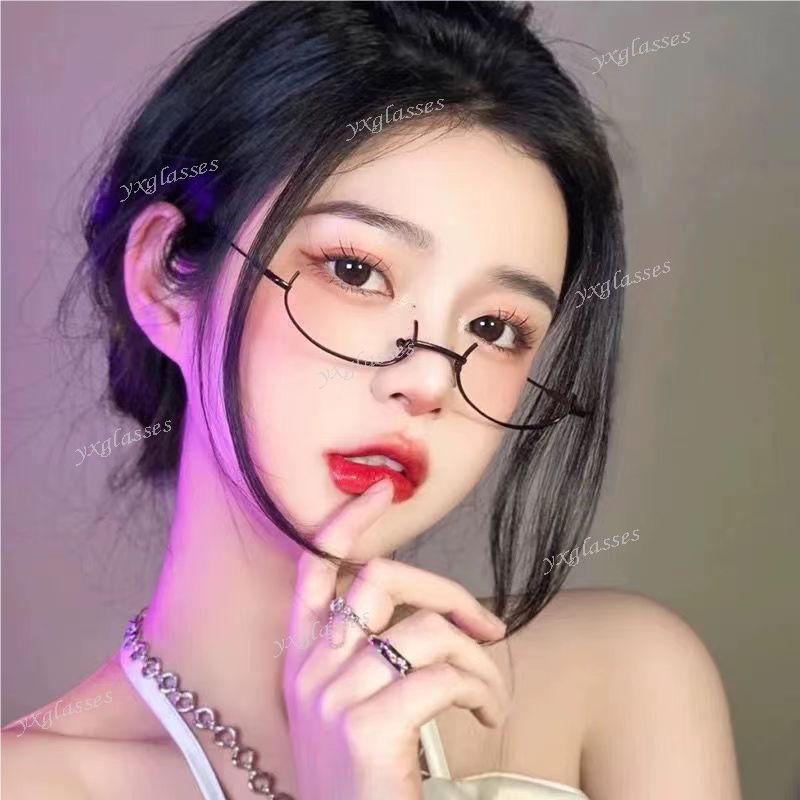 Mới Kính Không Gọng Kim Loại Thời Trang Dành Cho Nam Và Nữ