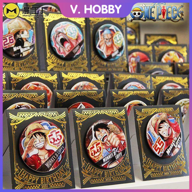 Huy Hiệu Đứng Hình Nhân Vật Luffy Zoro Chopper Sanji Nami Robin Trong One Piece 2022