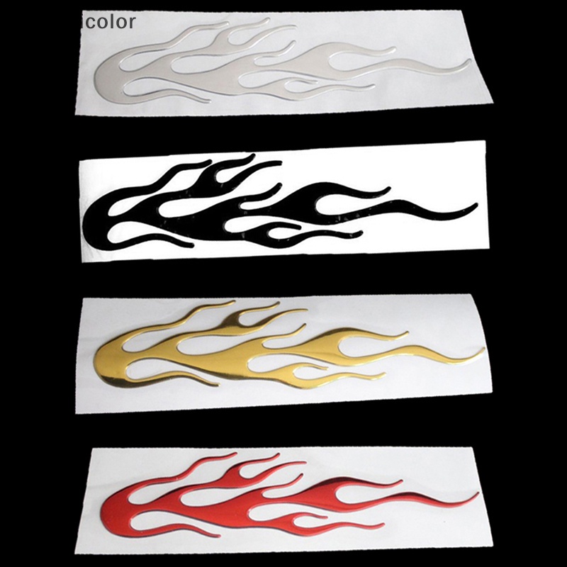Đang Giảm Giá Nhãn Dán vinyl Phản Quang Ngọn Lửa 3d Trang Trí Xe Hơi Xe Máy
