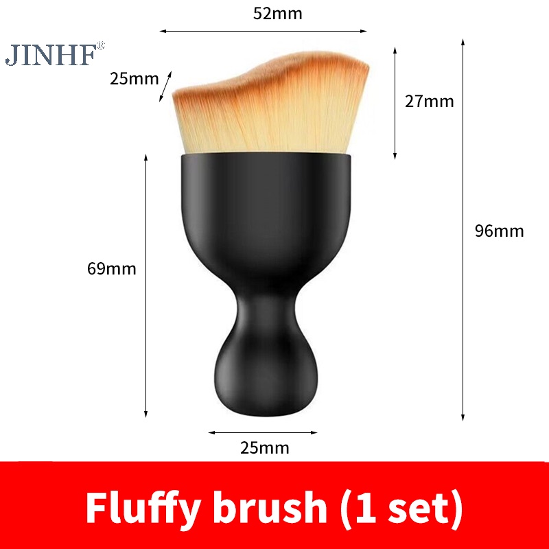 Jinhf Bàn Chải Mềm Làm Sạch Lỗ Thông Gió Xe Hơi Có Vỏ Bọc Làm Sạch Nội Thất Ô Tô Nhân Tạo crevice Duosg