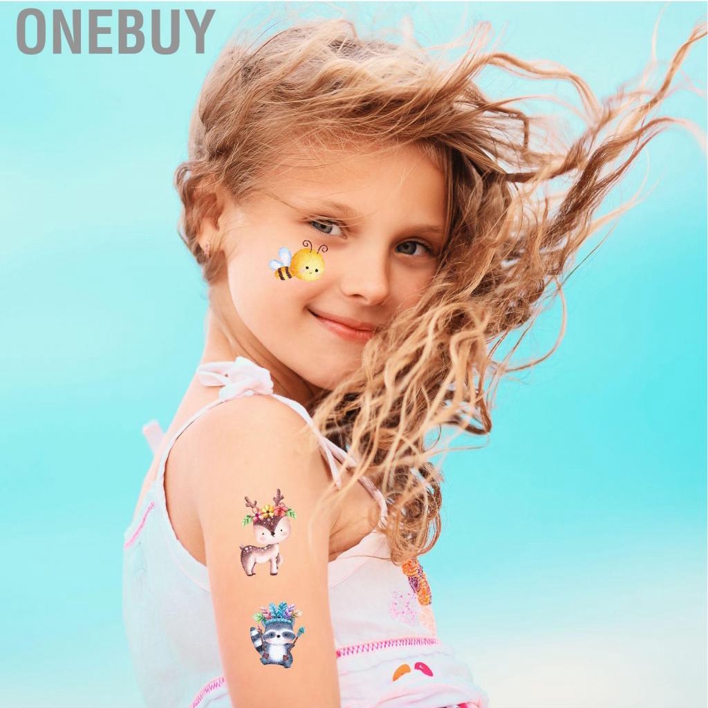 Onebuy Body   Glitter Safe  Temporary Tattoo Synthetic Resin for Party Age 3 Above
